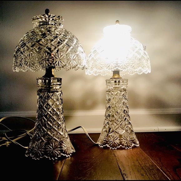 Gorgeous Vintage Crystal Lamps